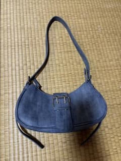 バックル付き バッグ ブルーのサムネイル
