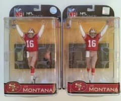 マクファーレンNFL ジョー・モンタナ フィギュア2体セット(未開封品