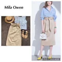 美品 Mila Owen ミラオーウェン コットンスカートのサムネイル