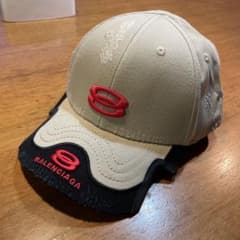 BALENCIAGA ダメージ加工 ブラックキャップ サイズM - メルカリ