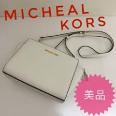 MICHAEL KORS ホワイト ショルダーバッグ マイケルコース 白のサムネイル