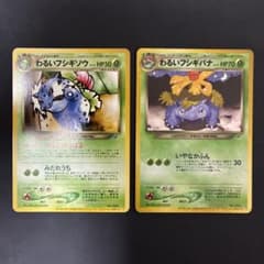 【旧裏】わるいフシギソウ わるいフシギバナ 2枚セットのサムネイル