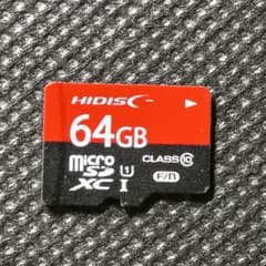 HIDISC microSDXCカード 64GBのサムネイル