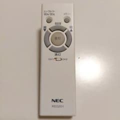 照明用リモコン　NEC　RE0201のサムネイル