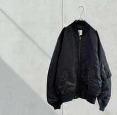 フライトジャケット　L-2B 黒　ブルゾン　Ｌ　アウター　MA-1のサムネイル