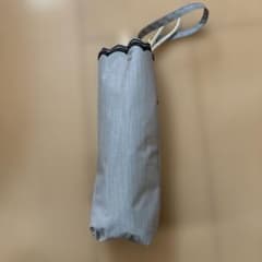 グレー レース付き 折りたたみ日傘のサムネイル