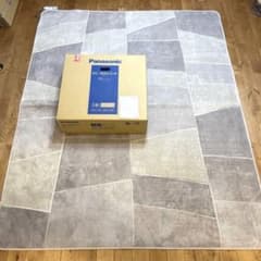 【3畳用/専用ラグ付】Panasonic DC-3NKC2-H ホットカーペット パナソニック DC-3NKC2-H 着せ替え カーペット セットタイプ グレー 3