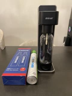 drinkmate 炭酸水 シリーズ601 CO2ガスシリンダー3本新品付き - メルカリ