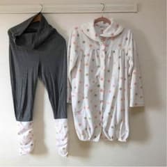 フリース✩マタニティー パジャマ✩授乳口付きのサムネイル