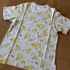 UNIQLO UT 半袖Tシャツ チーズ柄 グレー　美品のサムネイル