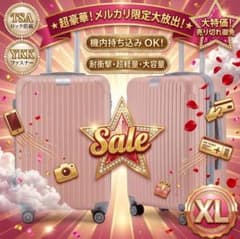 キャリーケース XL TSAロック 衝撃吸収 軽量 静穏 キャリーバッグ