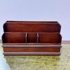 【英国購入】SMART WOOD 木製レターラック デスクオーガナイザー 英国購入】SMART WOOD 木製レターラック デスクオーガナイザー - メルカリ