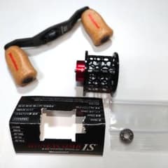 希少】メガバス ハニカムスプール カーボンハンドル ノブ 3点セット