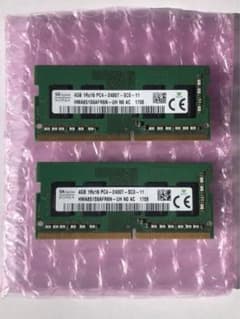 SK hynix PC4 2400T 4GB×2 DDR4 SO-DIMMのサムネイル