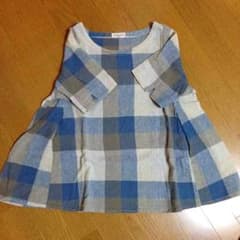 SM2  ブロックチェック  綿麻チュニックのサムネイル