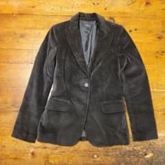 希少 A.P.C. アーペーセー ベロア テーラードジャケット ブレザー 38 