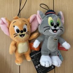 톰과 제리 봉제인형 마스코트 2종 세트