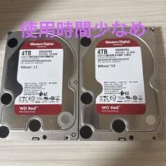 WD Red 4TB WD40EFRX 2枚セット（メ3/4） - メルカリ