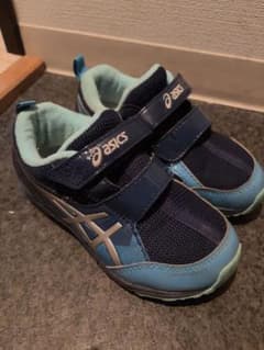 asics ネイビー/ライトブルー スニーカー　18センチのサムネイル
