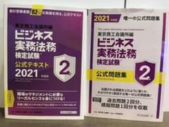 ビジネス実務法務検定試験2級公式テキスト/問題集のサムネイル