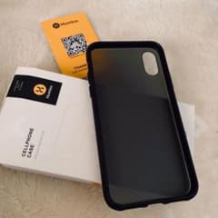 iPhone X ケース 黒 マットのサムネイル