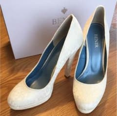 〘 ema様専用 〙BENIR （ベニル）ウェディングシューズ 34のサムネイル