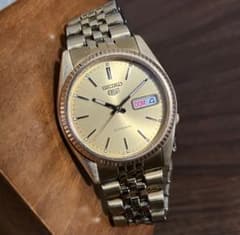 セイコー5 メンズ 腕時計 稼働品 7s26-3110 希少 フルーテッドベゼル