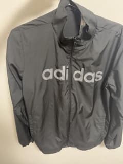 adidas ウィンドブレーカー 黒 Mサイズ