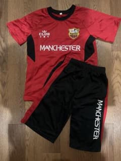 140cm MANCHESTER サッカーウェア 上下セットのサムネイル