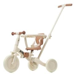 新品未使用 子供用三輪車 5in1 折りたたみ かじとり クリームのサムネイル