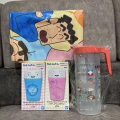 クレヨンしんちゃん ドリンクケース 2種セット&しんちゃんグッズ全4点セット