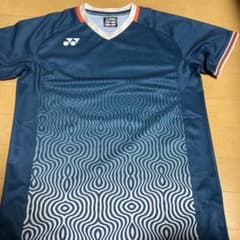 YONEX ゲームシャツ　ユニM  深緑のサムネイル