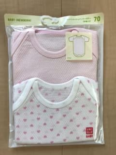 ユニクロ 70 肌着 コットンメッシュインナー 半袖のサムネイル