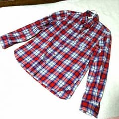 最終値下げ！美品！秋冬にピッタリ！RCWBチェックシャツのサムネイル