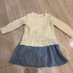 GAP 2歳用 ニットセーター付きワンピースのサムネイル