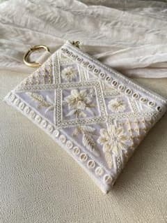 インド刺繍ポーチのサムネイル