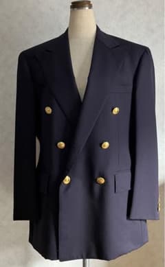 Polo by Ralph Lauren ネイビー ダブルブレストブレザーのサムネイル