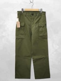 オアスロウ ヘリンボーンツイード 2ポケット カーゴパンツ M