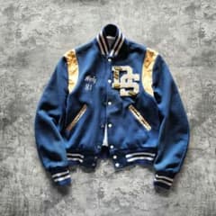 古着 80s USA製 DEERFOOT スタジャン テディジャケット - メルカリ