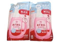 アラウベビー 洗濯せっけん 無香タイプ 詰め替え用 720ml 2袋セット