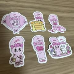 エスターバニーキャラクターステッカー6枚セットのサムネイル