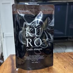 KURO Cream Shampoo ダークブラウン 400gのサムネイル