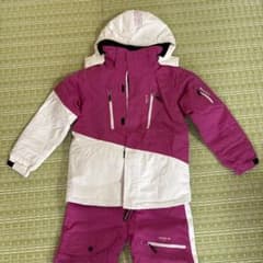 ISBJORN イスビョン 子ども用スキーウェア ピンク/ホワイト - メルカリ