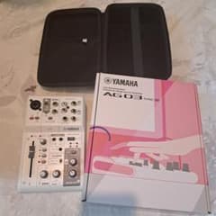 YAMAHA　AG03MK2　白　コード　ケースセットのサムネイル