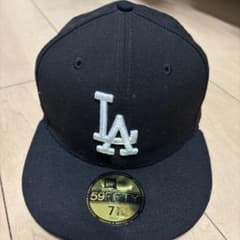 NEW ERA 59FIFTY LA ブラック キャップ 7 1/2のサムネイル