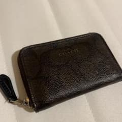 COACH ダークブラウン コインケースのサムネイル