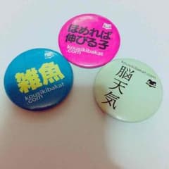 公式バカ【缶バッジ】新品☆セットのサムネイル
