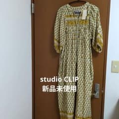 studio CLIP　インドタッセル付きワンピース　新品未使用のサムネイル