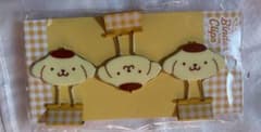 ポムポムプリン ダブルクリップ 3個セットのサムネイル