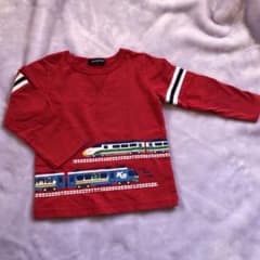 クレードスコープ　電車　ロングTシャツのサムネイル